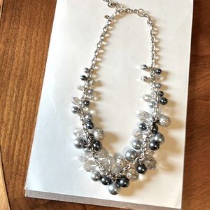 Premiere 16-18 inch beaded and silver necklace